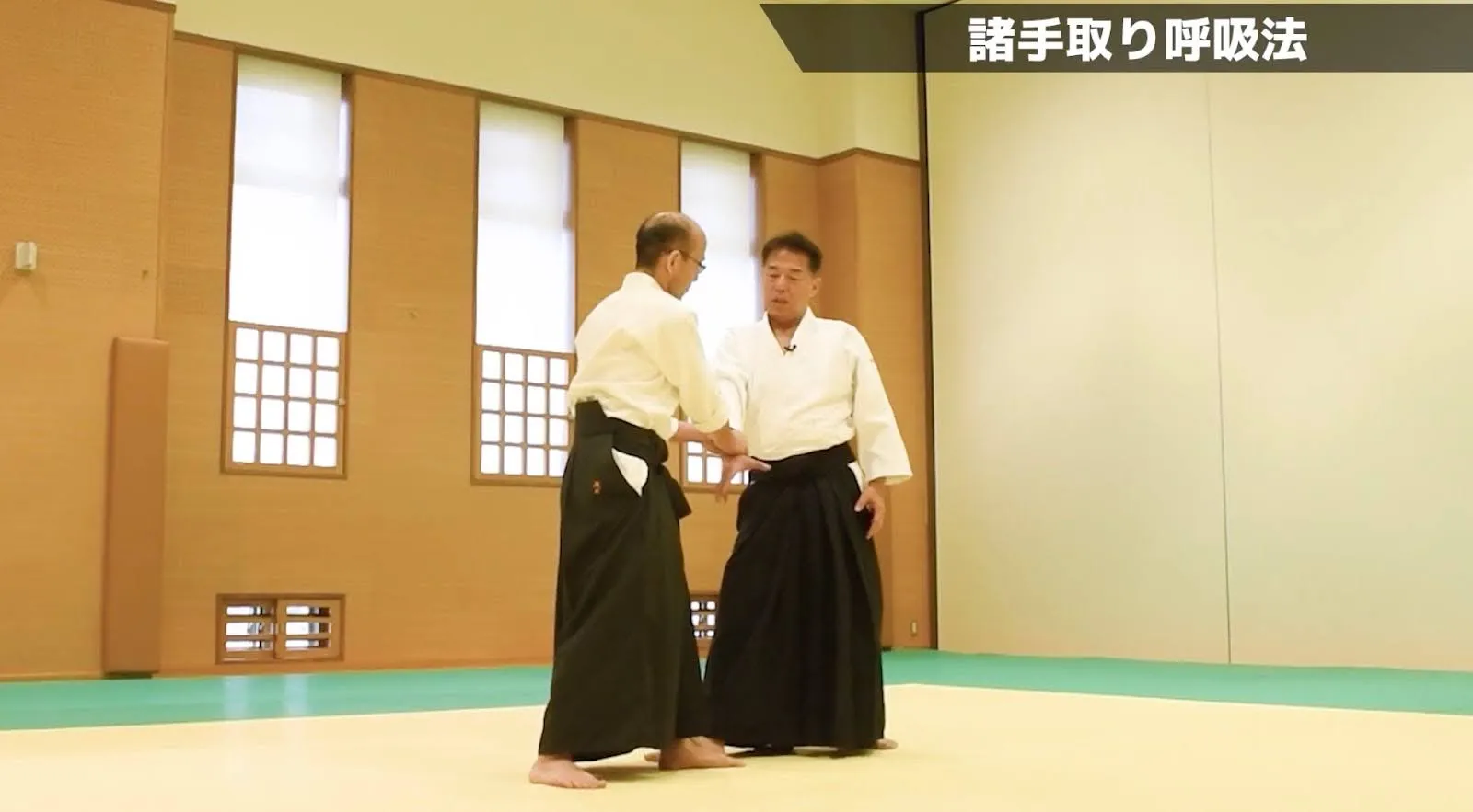 諸手取り呼吸法の新解釈