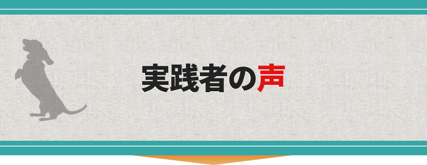 実践者の声