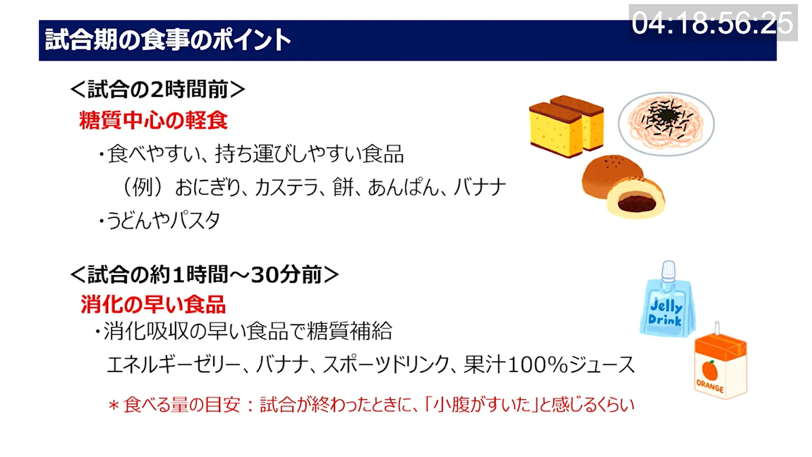 弓道のための食事法